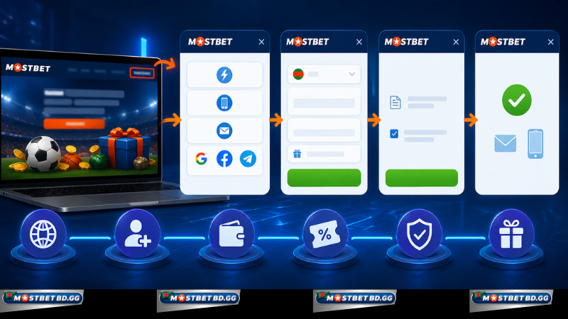 Registration process at Mostbet: Step-by-step guide